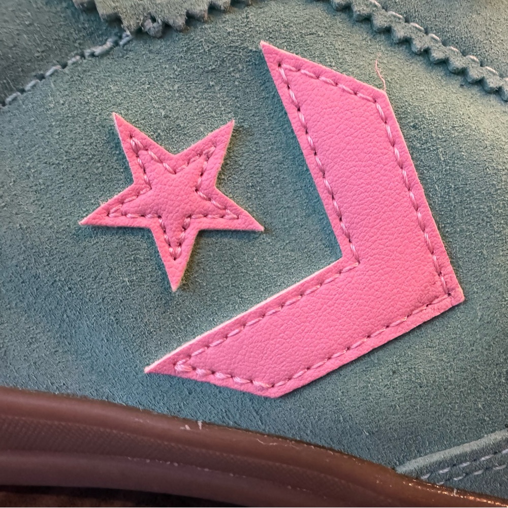 Converse Run Star Trainer Suede Sneakers Aqua/Pink Men’s Size 13 (NWT) - Picture 10 of 16